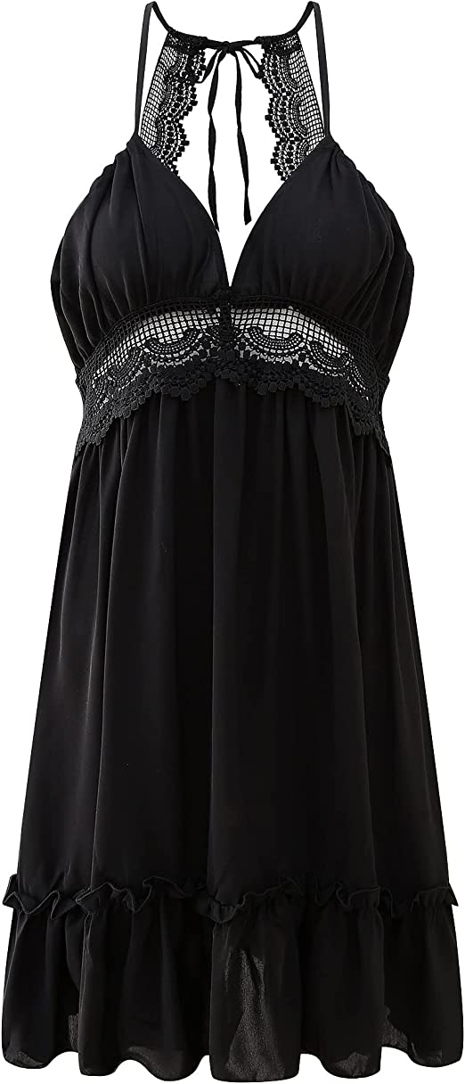 Richie House Women's Ruched Backless Spaghetti Strap Party Club Dress Party Dress RHW4067
