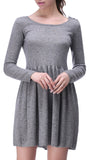 RH Women's Elegant Long Stretch Short Sweater Dress Jumper Outwear Top RH2061