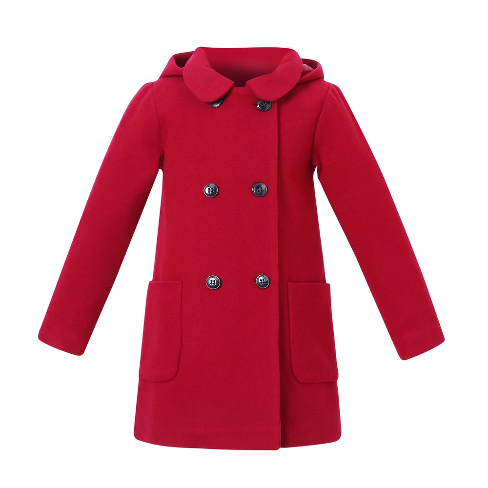 AVEC LES FILLES Double-Breasted Wool Coat Blue AVEC LES FILLES Double-Breasted Wool Coat Blue