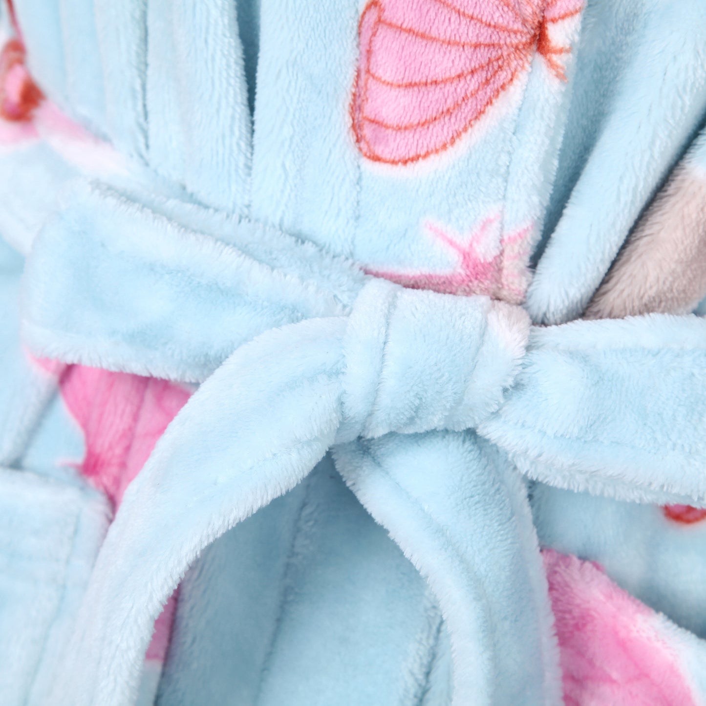 RH Kids Girls Dressing Gown Soft Fleece Stand Printed Robe CoverUp 4-14T AM2518