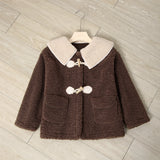 RH Girls Winter Zip Fleece Warm Peacoat Jacket Coat Kids Outerwear Fashion Outdoor 3-8T RHK3006