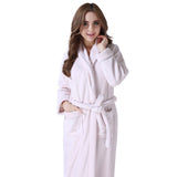 Richie House Women's Warm Collared Fleece Robe Dressing Gown Bath Sleep RHW2229