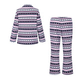 RH Cotton Pajama Set Sleepwear Womens Printed Flannel Long Sleeve Night RHW2790