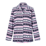 RH Cotton Pajama Set Sleepwear Womens Printed Flannel Long Sleeve Night RHW2790