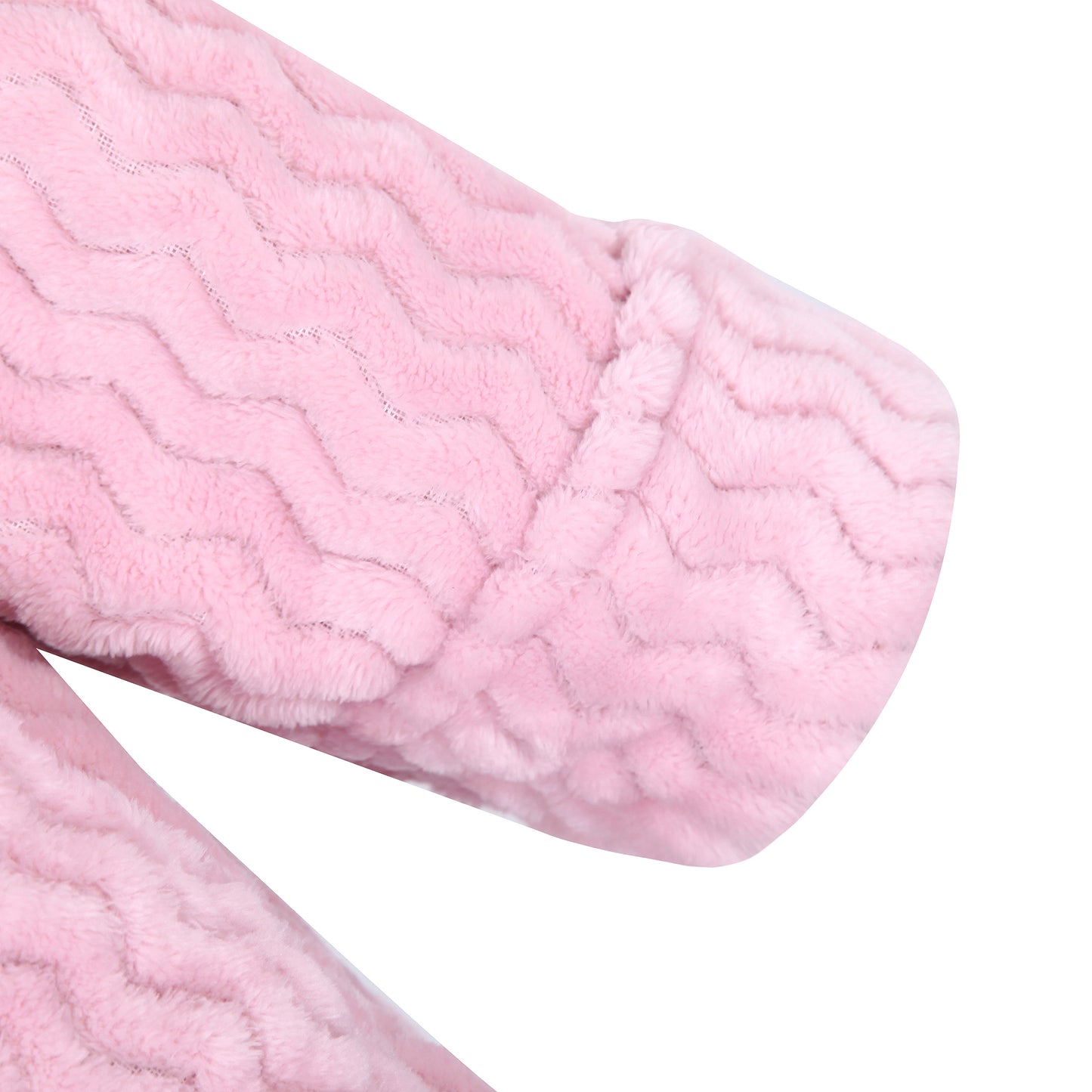 RH Women’s Above the Knee Pink Robe Collared Lounge Sleepwear Housecoat RHW2808 S/M