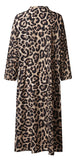 Richie House Women's Long Nightgown Camo Button Front Casual Dress Pajama Sleepwear RHW2892