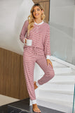 Richie House Women's Striped Print Sleep Long Sleeve Pants Sleepwear Pajama Set S-XXL RHW4037