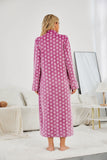 RH Sleepwear Women's Zipper Front Robe Full Length Long Sleeve Duster House Night S-XXL RHW4060