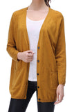 RH Classic Women's Open Front Long-Sleeve Cardigan Top Shirt Sweater Coat RH2063