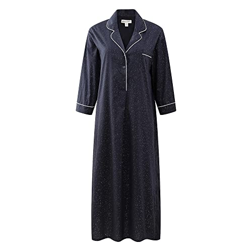 Richie House Women's Nightshirt Cotton Nightgown Sleepwear Pajama Dress RHW4059