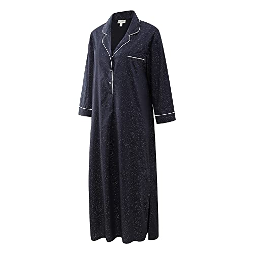 Richie House Women's Nightshirt Cotton Nightgown Sleepwear Pajama Dress RHW4059