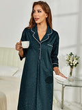 Richie House Women's Nightshirt Cotton Nightgown Sleepwear Pajama Dress RHW4059