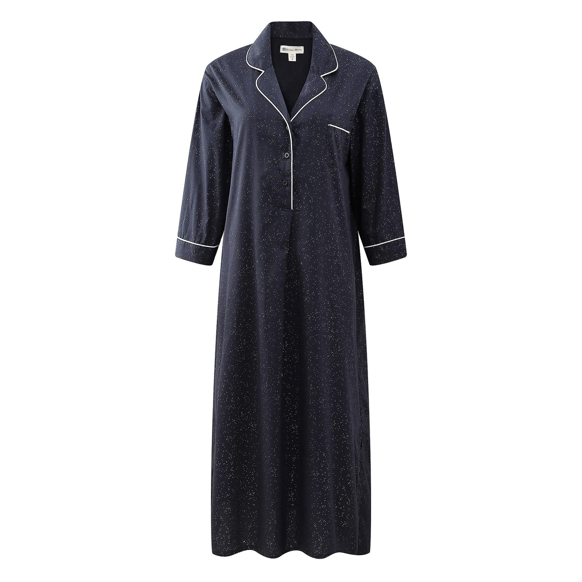 Richie House Women's Nightshirt Cotton Nightgown Sleepwear Pajama Dress RHW4059
