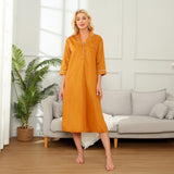 Richie House Women's Nightshirt Cotton Nightgown Sleepwear Pajama Dress RHW4059