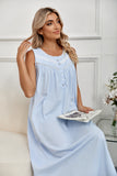 Richie House Women's Nightgown Floral Sexy Sleeveless Sleepwear Sleep Nightshirt S-XXL RHW4057