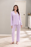 RH Women Pajamas Set Button Down Sleepwear Long Sleeve Long Pants Pj Set RHW4013