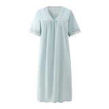 Richie House Nightgowns for Women Lightweight Long Sleeves Ladies Nightdress Pajama RHW4070