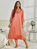 Richie House Women's Nightshirt Cotton Nightgown Sleepwear Pajama Dress RHW4059