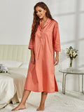 Richie House Women's Nightshirt Cotton Nightgown Sleepwear Pajama Dress RHW4059