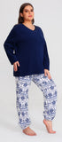 RH Plus Size Pajamas Pants Long Set Plush Women Sleepwear PJS XL 2X 3X PRHW2752