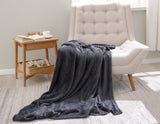 Richie House Fleece Dual Layer Throw Blankets Couch, Sofa,Winter RHB2854-50-60 & 60-80