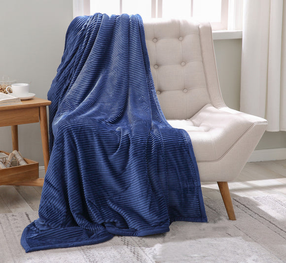 Richie House Soft Warm Fleece Throw Blankets -Bed,Couch,Winter, RHB2858-B-50-60