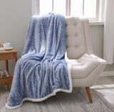 Richie House Printed Flannel Throw Blankets -Bed, Couch, Winter, RHB2859-A-50-60