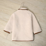 RH Kids Unisex Winter Warm Sweater Hook & Zip Collared Jacket Coat Outerwear 3-8T RHK3007