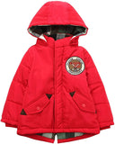 RH Boys' Down Coat Winter Puffer Jacket Removable Hood Warm Outdoor 1-5T RHN2331
