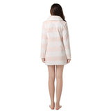 RH Nightdress Pajama Collared Dress Women Plaid Fleece Cozy Housewear RHW2315
