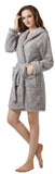 RH Women’s Deluxe Belted Hooded Ears Robe Lounge Sleep Bath Housecoat UNISIZE RHW2499