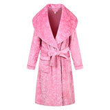 Richie House Women’s Belted Shawl Collared Robe Deluxe Lounge Sleep Bath Coat RHW2721