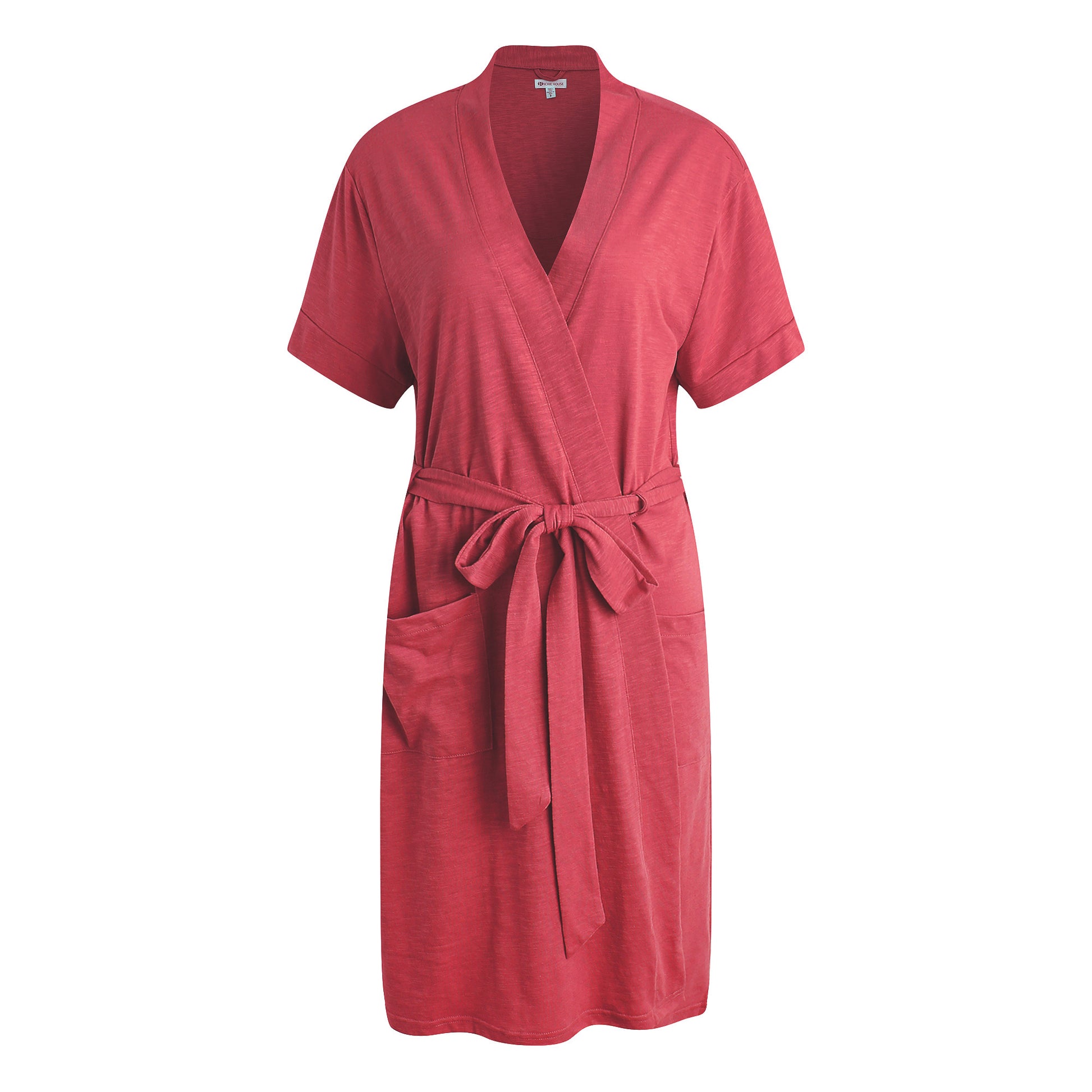 RH Robe Women's Short Sleeve Kimono Cotton Bathrobe Dressing Gown Slee Richie House USA RH Robe Women's Short Sleeve Kimono Cotton Bathrobe Dressing Gown Slee Richie House USA