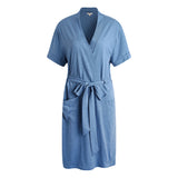 RH Robe Women's Short Sleeve Kimono Cotton Bathrobe Dressing Gown Sleep RHW2753