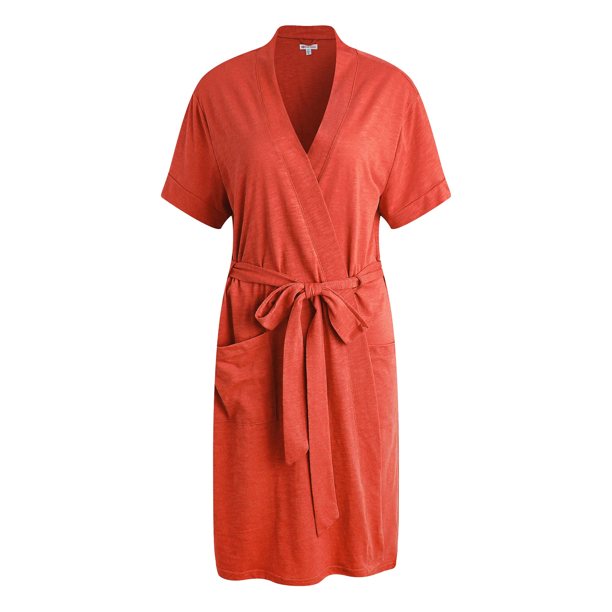 RH Robe Women's Short Sleeve Kimono Cotton Bathrobe Dressing Gown Slee Richie House USA RH Robe Women's Short Sleeve Kimono Cotton Bathrobe Dressing Gown Slee Richie House USA