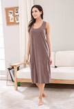 Richie House Women's Sexy Sleeveless Cotton PJ Linge Sleepwear Dress Nightdress RHW2777