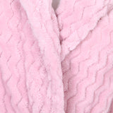 RH Women’s Above the Knee Pink Robe Collared Lounge Sleepwear Housecoat RHW2808 S/M