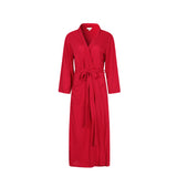 Richie House Kimono Cotton Robe Long Belted Robe Dressing Gown Lounge Night Spa RHW2824
