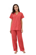 RH Women's Scrub Sets Uniform Medical Hospital Nursing V-Neck CargoPants RHW2847