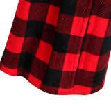 RH Women's Warm Red Plaid Fleece Night Robe Dressing Gown Lounge Bath RHW2876