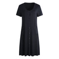 RH Womens Sleepwear Short Nightgown Button Down Pajama Nightshirt Housedress S-XXL RHW2896