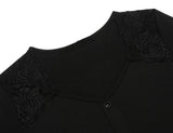 Richie House Ladies Women's Nightie Button Lace Shirt Night Dress PJ Top Lounge RHW2906