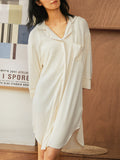 Richie House Ladies Women's Nightie Button Shirt Nightdress Cover Up Tops Pyjama RHW2919