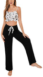 RH Pajama Set Outfit Sleeveless Crop Top/Long Pants Set PJS Sweatsuit RHW2926-A