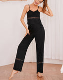 RH Pyjamas Pj Set Ladies Outfit Strappy Sexy Lace Long Pants Nightwear RHW2926-B
