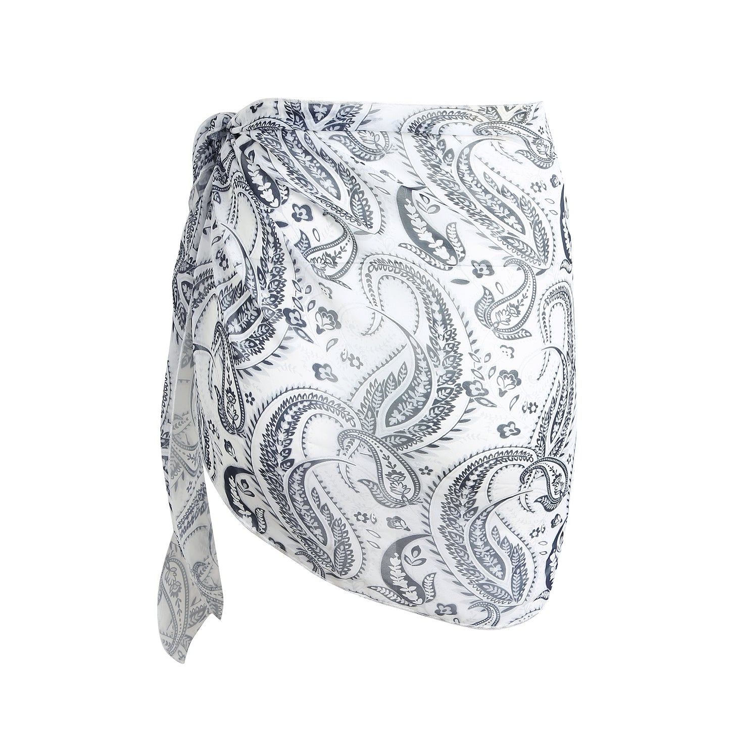 Richie House Women Beach Sarongs Sheer Cover Ups Chiffon Bikini Wrap Skirt for Swimwear S-3XL RHW2930