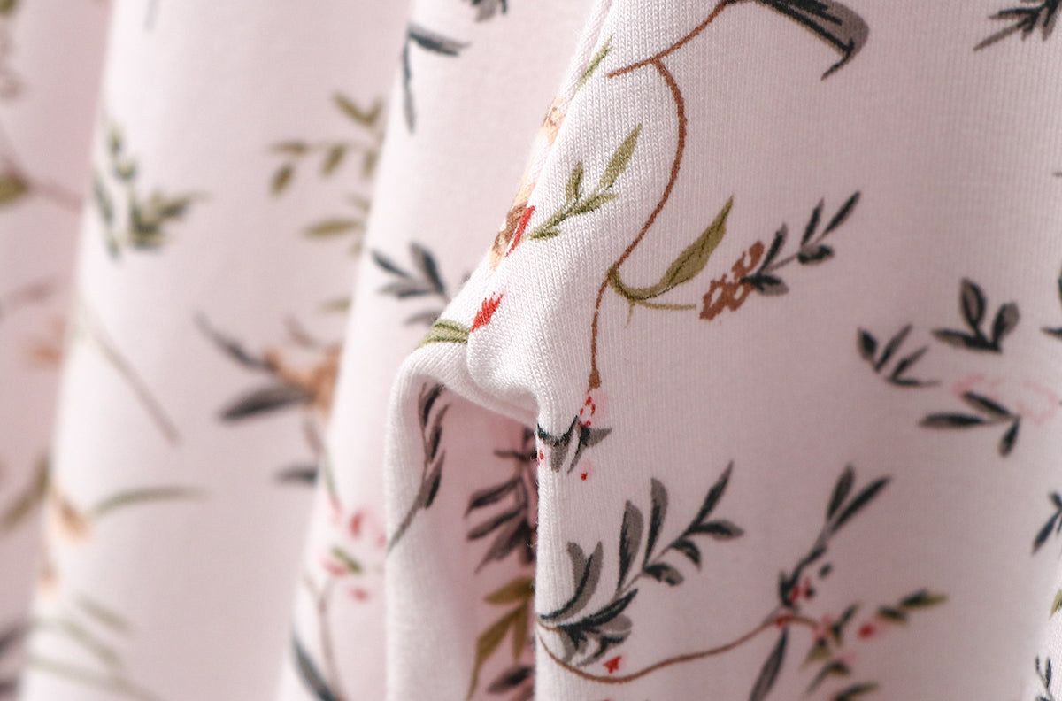 RH Pajama Set Women Long Sleeve Printed Sleepwear Soft Pajama Set Lounge RHW4017