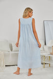 Richie House Women's SLeeveless Knit Cotton Housedress Duster Sundress Nightgown Pajama RHW4056