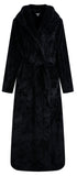 RH Robe Womens Long Hooded Bathrobe Plush Fleece Winter Sleepwear S-XL RHWN2233
