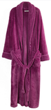 Richie House Ladies Women's Nude Plush Long Shawl Collar Fleece Robe Spa RH1591